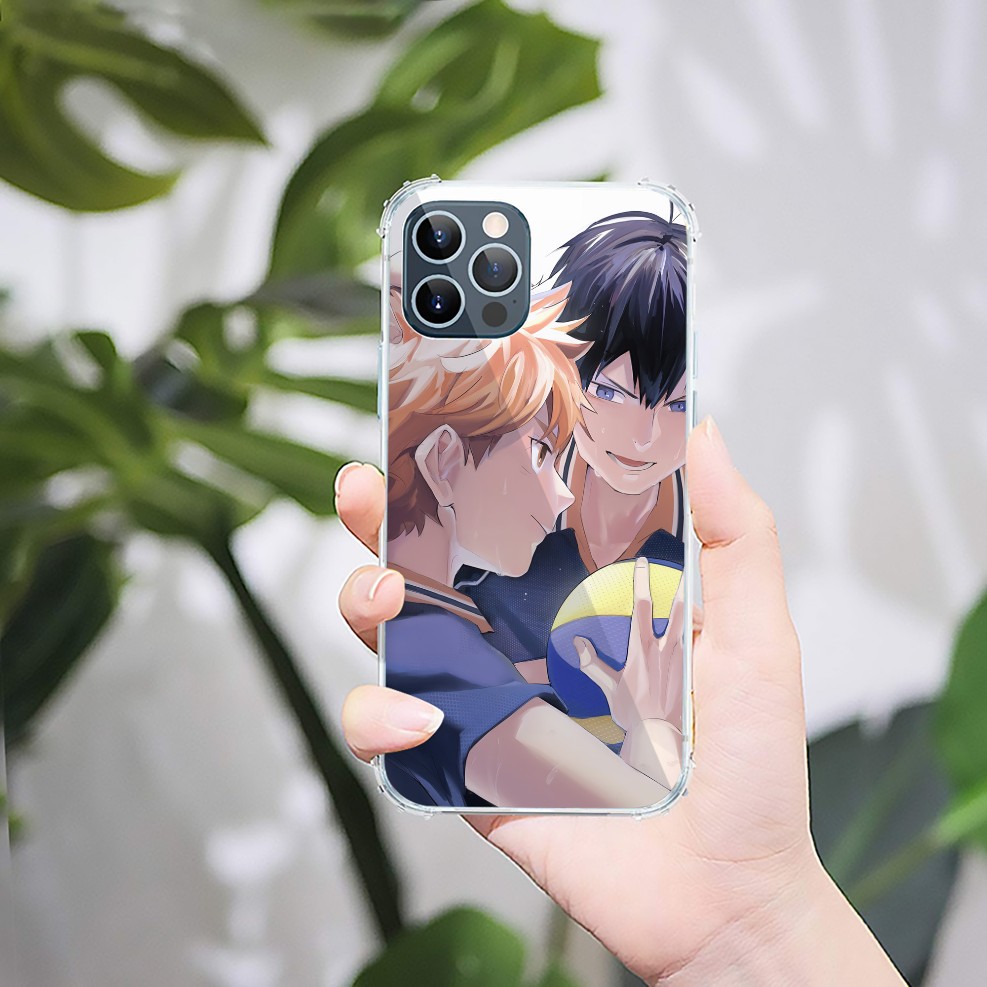 （画像用） ハイキュー!! Haikyu!! 【iPhone 12シリーズ対応】透明スマホケース（クリアソフトケース）